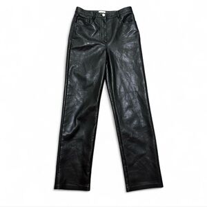 Aritzia Wilfred size 2 women’s The Melina Pant High Rise Vegan Leather